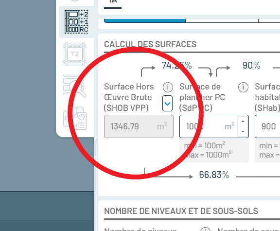 Gestion des surfaces par destination ?