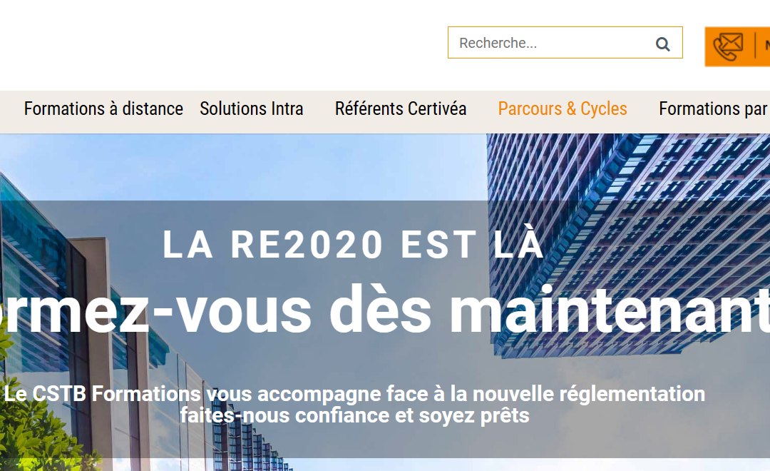 RE2020 : GoBuild! intervenant officiel du programme de formation CSTB